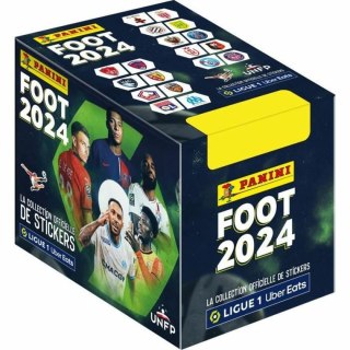 Zestaw naklejek Panini FOOT 2024 LIGUE 1 Czarny (50 Części)