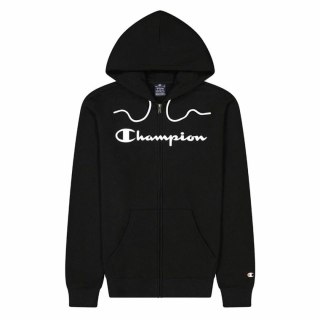 Bluza z kapturem Męska Champion Hooded Full Zip Czarny - M