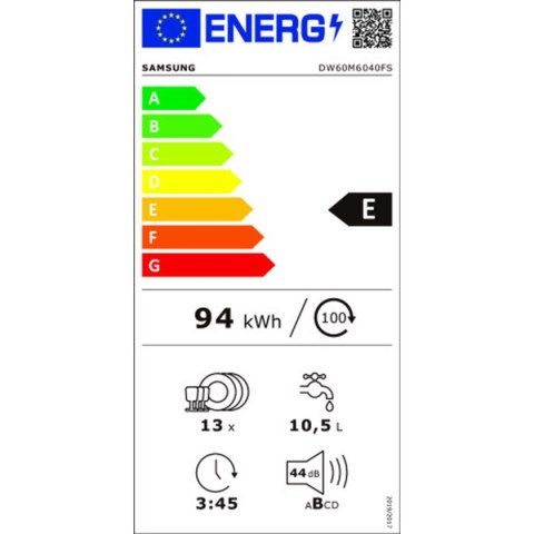 Zmywarka Samsung DW60M6040FS/EC 60 cm