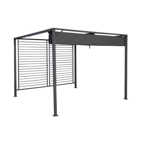 Zadaszenie DKD Home Decor Szary 300 x 300 x 230 cm Stal