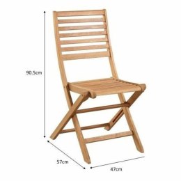 Záhradná stolička 47 x 57,5 x 89,5 cm (2 Sztuk)