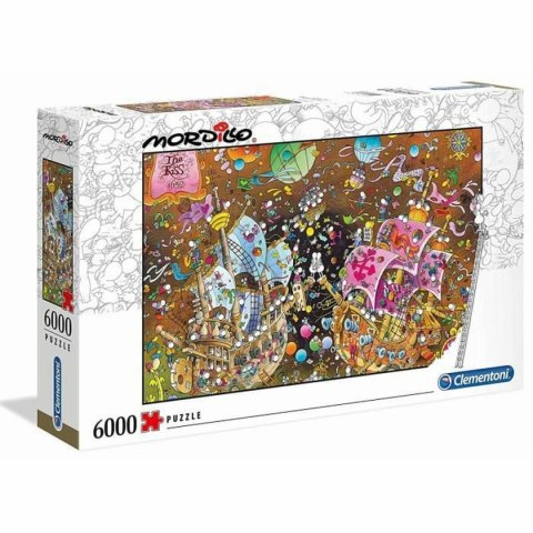 Układanka puzzle Clementoni Mordillo The Kiss (6000 Części)