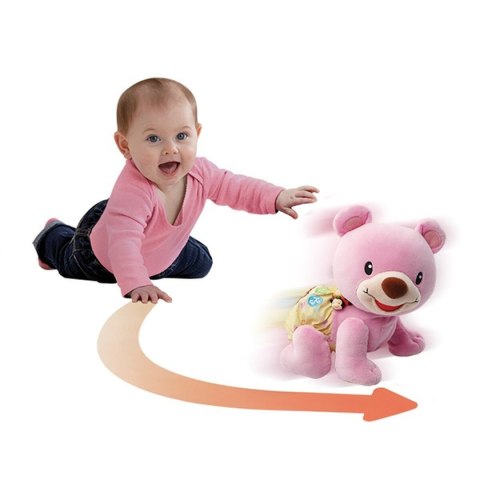 Pluszak Vtech Baby Bear, 1,2,3 Follow Me Muzyczne Różowy