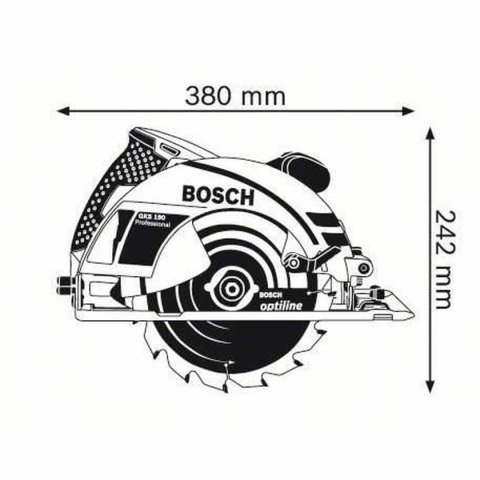 Okrągła piła BOSCH Professional GKS 190 1400 W 230 V 190 mm