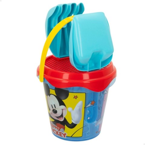 Zestaw zabawek plażowych Mickey Mouse Ø 14 cm Plastikowy (24 Sztuk)