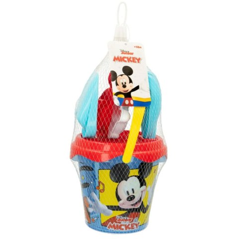 Zestaw zabawek plażowych Mickey Mouse Ø 14 cm Plastikowy (24 Sztuk)