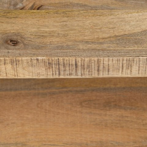 Stolik MANGO 100 x 40 x 60 cm Naturalny Czarny Drewno Żelazo