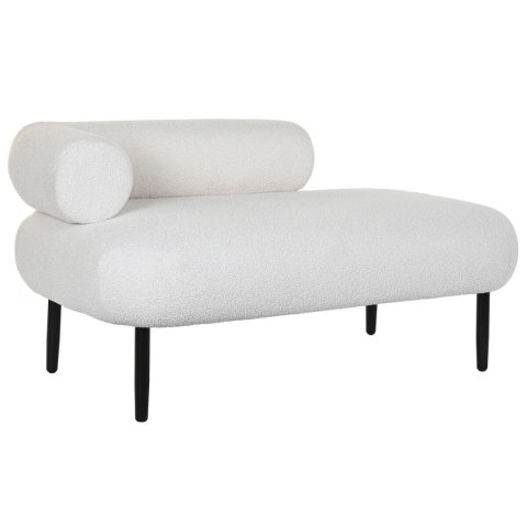 Sofa DKD Home Decor Biały Czarny Metal Scandi 127,5 x 73,5 x 64 cm