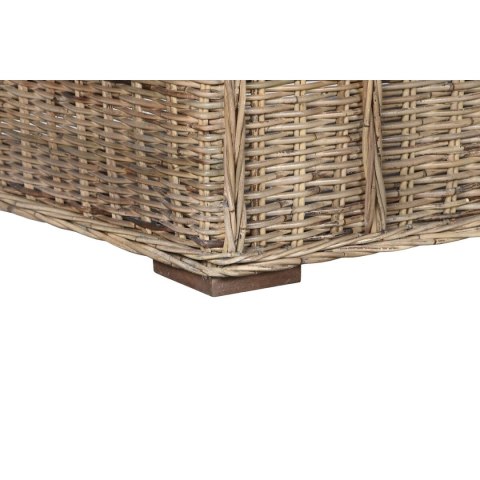 Kanapa ogrodowa Home ESPRIT Biały Brązowy Naturalny Rattan 174 x 88 x 69 cm