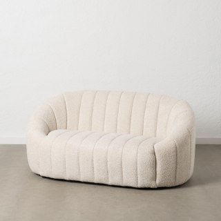 Sofa Beżowy Poliester Żelazo 146 x 84 x 66 cm