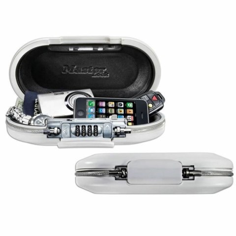 Przenośny sejf z linką bezpieczeństwa Master Lock 5900EURDWHT Biały ABS 700 ml 6 x 12,9 x 24 cm