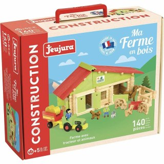 Figurki Superbohaterów Jeujura Wooden Farm 140 Części Playset