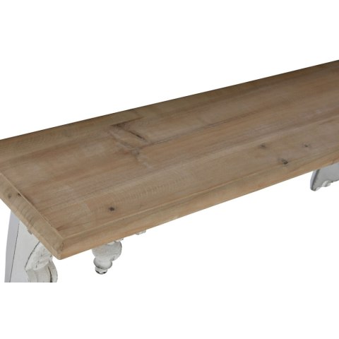 Półki Home ESPRIT Biały Naturalny Drewno świerkowe Drewno MDF 100 x 22 x 32 cm