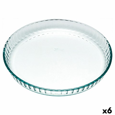 Forma do Ciast Pyrex Classic Vidrio Przezroczysty Szkło Płaski Okrągły 25 x 25 x 4 cm 6 Sztuk