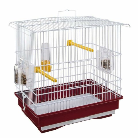 Bird Cage Ferplast Giusy Czerwony Biały