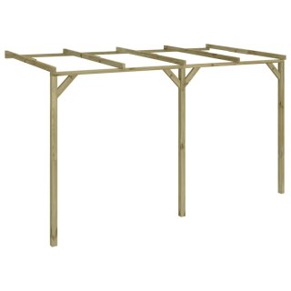  Pergola przyścienna, 2 x 4 x 2,2 m, drewno