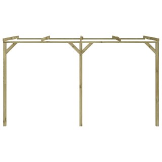  Pergola przyścienna, 2 x 4 x 2,2 m, drewno