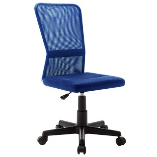  Krzesło biurowe, niebieskie, 44x52x100 cm, z siatką