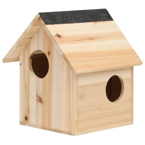  Domek dla wiewiórki, lite drewno jodłowe, 26x25x29 cm