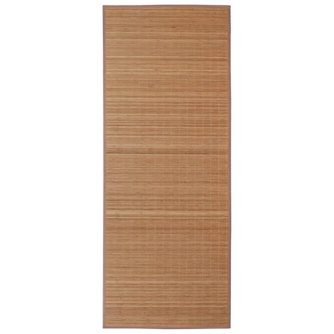 Dywan bambusowy, prostokątny, brązowy, 150 x 200 cm