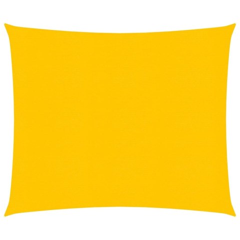  Żagiel przeciwsłoneczny, 160 g/m², żółty, 2x2 m, HDPE