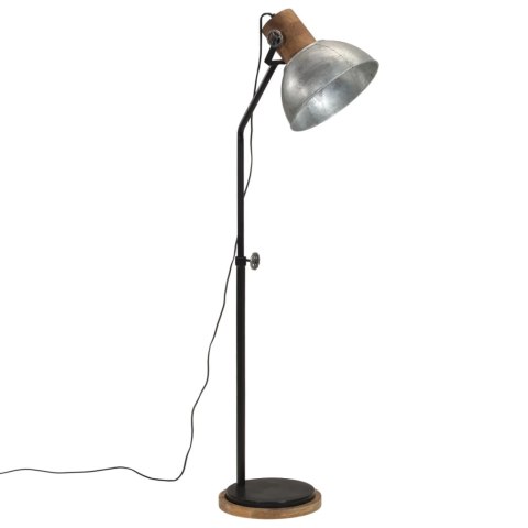  Lampa stojąca, 25 W, srebro vintage, 30x30x100-150 cm, E27