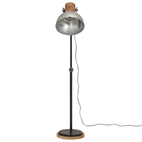  Lampa stojąca, 25 W, srebro vintage, 30x30x100-150 cm, E27