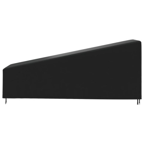  Pokrowiec na leżak, czarny, 195x76x40/80 cm, Oxford 420D