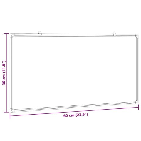  Tablica magnetyczna, 60x30x1,7 cm, aluminiowa