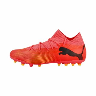 Buty korki dla dorosłych do gry w piłkę Puma FUTURE 7 MATCH MG Sunset Glow Czerwony - 42.5