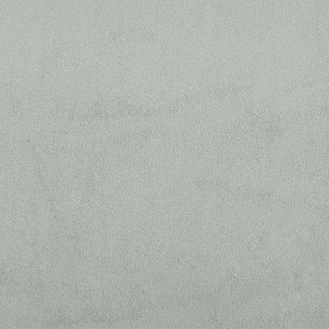  Podnóżek, jasnoszary, 60x50x41 cm, aksamit