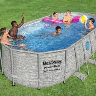 Bestway Basen Power Steel Swim Vista Series, 549x274x122 cm