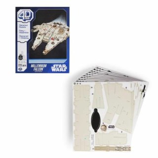 Zestaw do budowania Star Wars Millennium Falcon 223 piezas 43 x 31,4 x 22,4 cm Szary Wielokolorowy