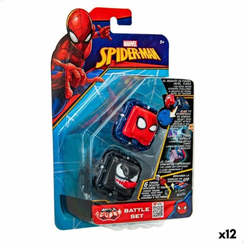 Gra Zręcznościowa Spider-Man Battle Cubes (12 Sztuk)