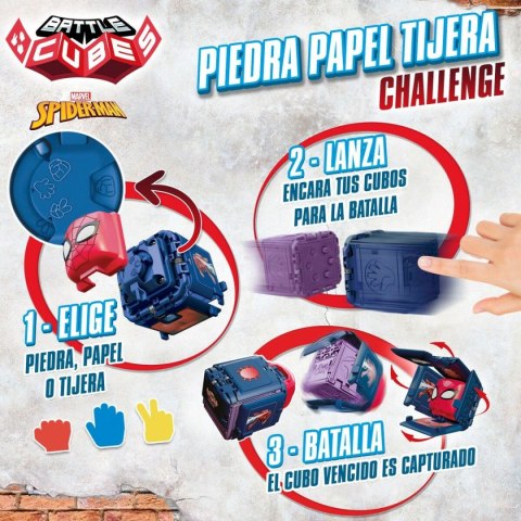 Gra Zręcznościowa Spider-Man Battle Cubes (12 Sztuk)