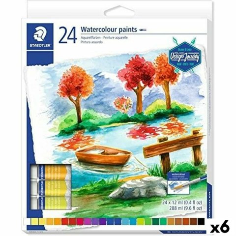 Zestaw Farb Akwarelowych Staedtler Design Journey 6 Części 12 ml