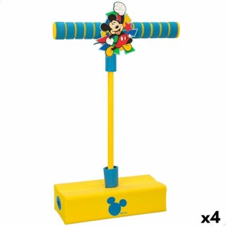 Skoczek pogo Mickey Mouse 3D Żółty Dziecięcy (4 Sztuk)