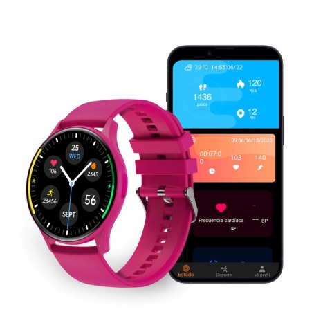 Smartwatch KSIX Core 1,43" Fuksja