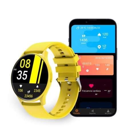 Smartwatch KSIX Core 1,43" Żółty