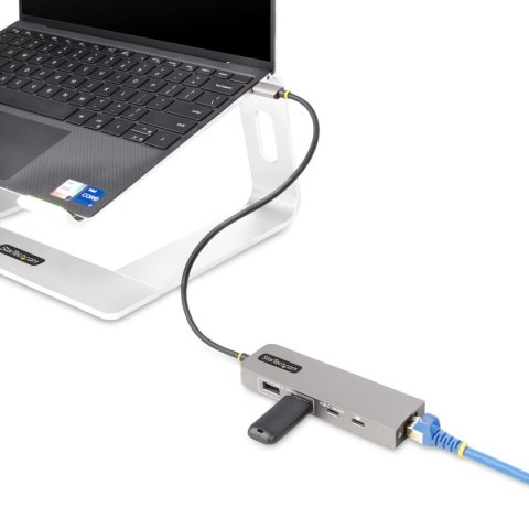 HUB USB-C Startech 10G2A1C25EPD-USB-HUB Szary