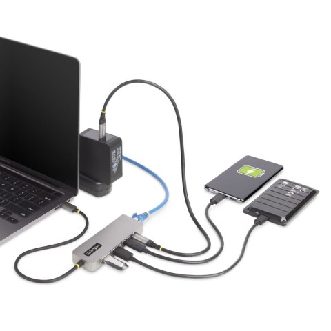 HUB USB-C Startech 10G2A1C25EPD-USB-HUB Szary