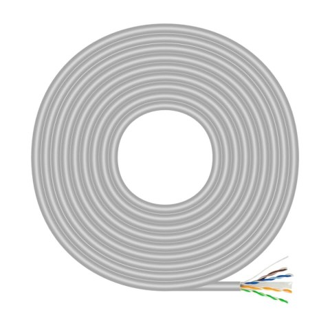 Kabel RJ45 Kategoria 6 UTP Sztywny Aisens A135-0750 Szary 305 m