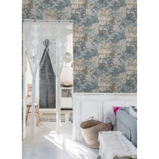 DUTCH WALLCOVERINGS Tapeta z motywem betonu, szaro-zielona