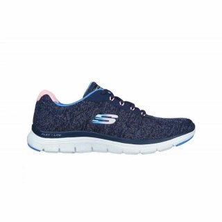 Obuwie Sportowe Damskie Skechers Flex Appeal 4.0 Granatowy