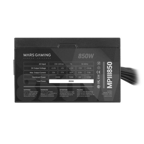Zasilanie Mars Gaming MPIII850 ATX 850 W