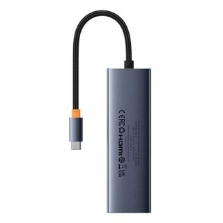 HUB USB Baseus Czarny Szary (1 Sztuk)