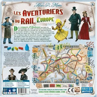 Gra Planszowa Asmodee The Adventurers of Rail Europe (FR)