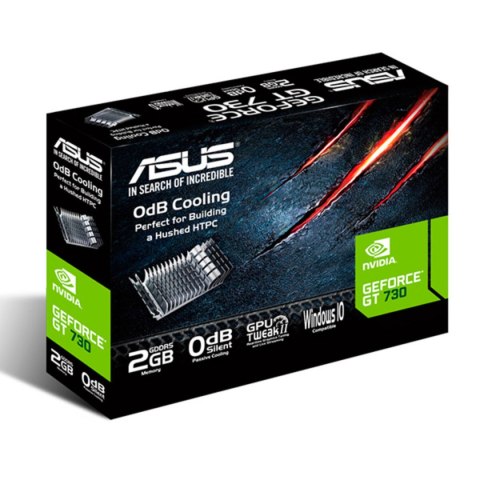 Karta Graficzna Asus 90YV06N2-M0NA00 2 GB GDDR5 902 MHz NVIDIA GeForce GT 730 2 GB GDDR5