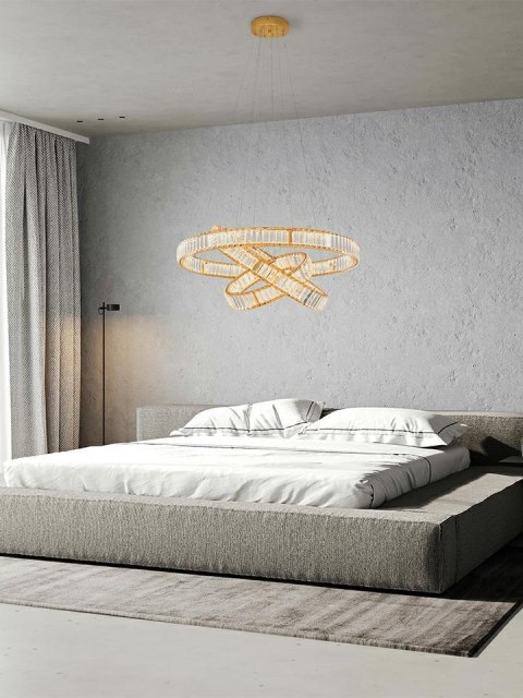 MOOSEE lampa wisząca LIBERTY TRIPLES złota