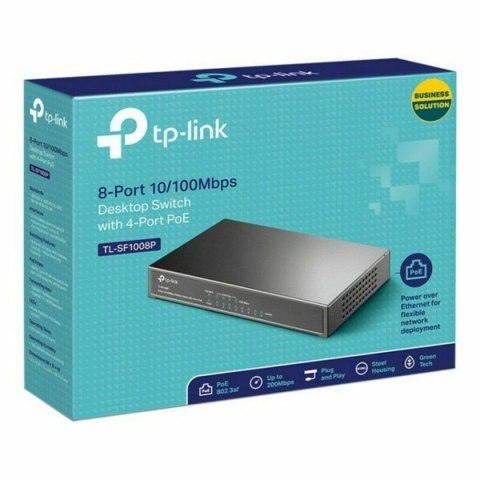 Centralka Switch na biurko TP-Link TL-SF1008P RJ45 PoE 1.6 Gbps